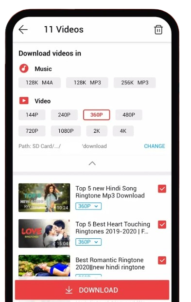 snaptube apk android download